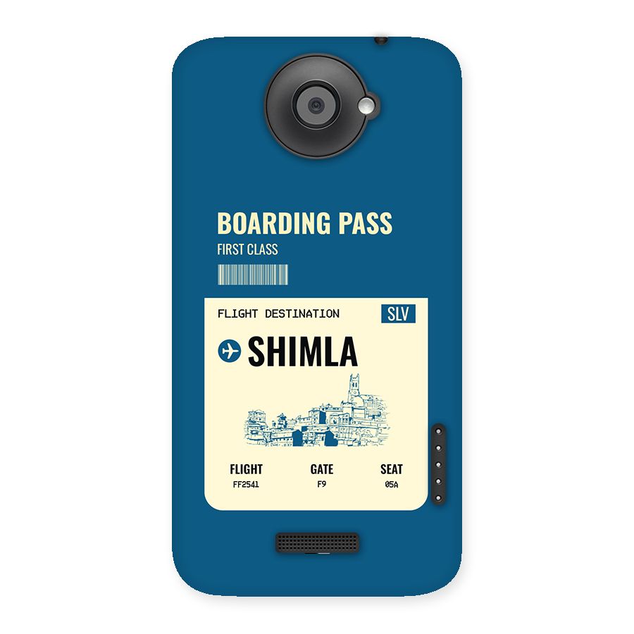 Shimla Boarding Pass Back Case for One X