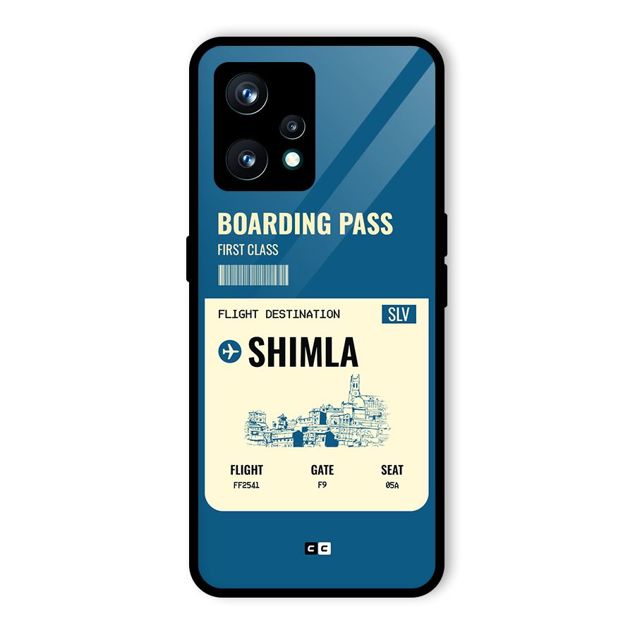 Shimla Boarding Pass Back Case for Realme 9