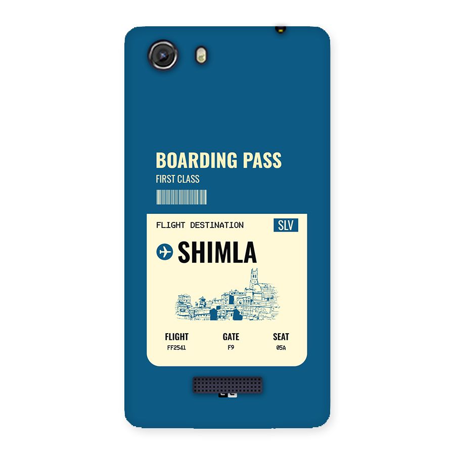 Shimla Boarding Pass Back Case for Unite 3
