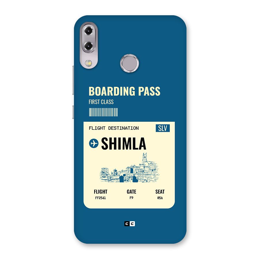 Shimla Boarding Pass Back Case for Zenfone 5Z