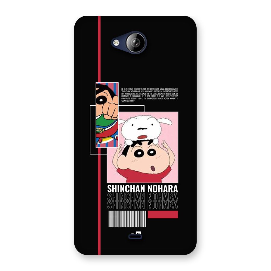 Shinchan Nohara Back Case for Canvas Play Q355
