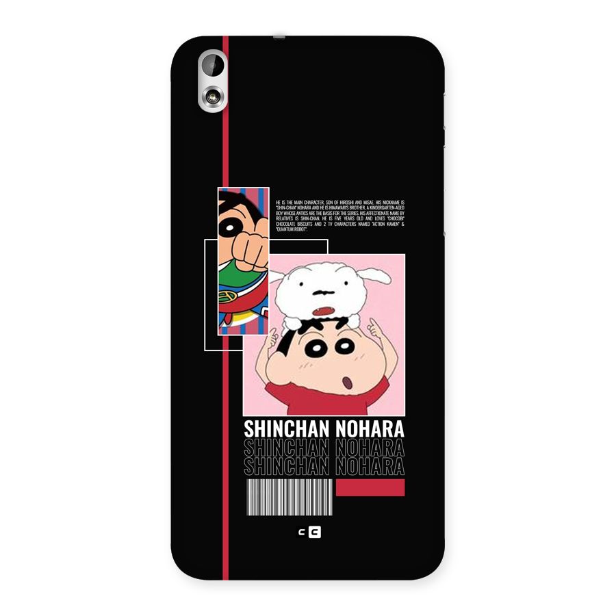 Shinchan Nohara Back Case for Desire 816g