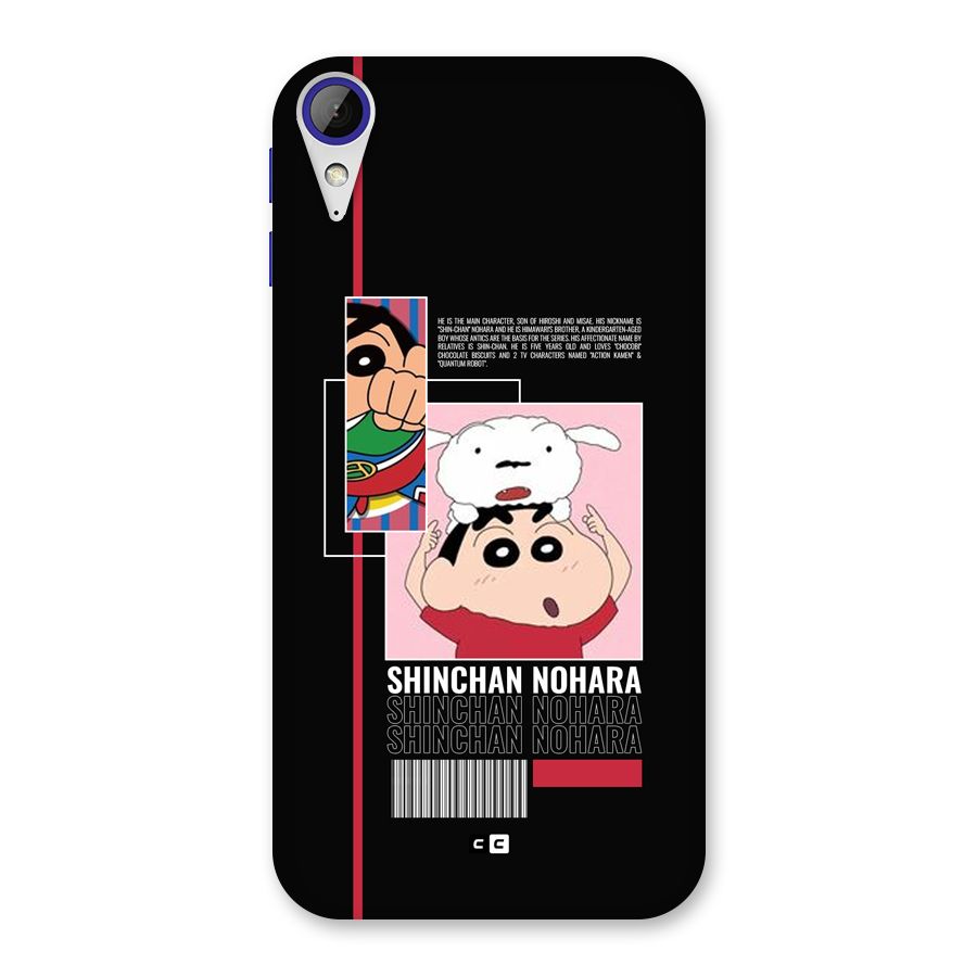 Shinchan Nohara Back Case for Desire 830