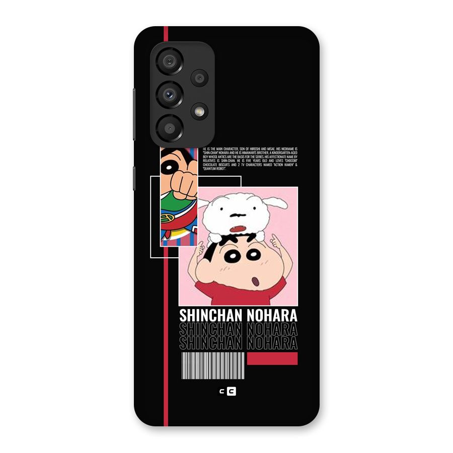 Shinchan Nohara Back Case for Galaxy A33 5G