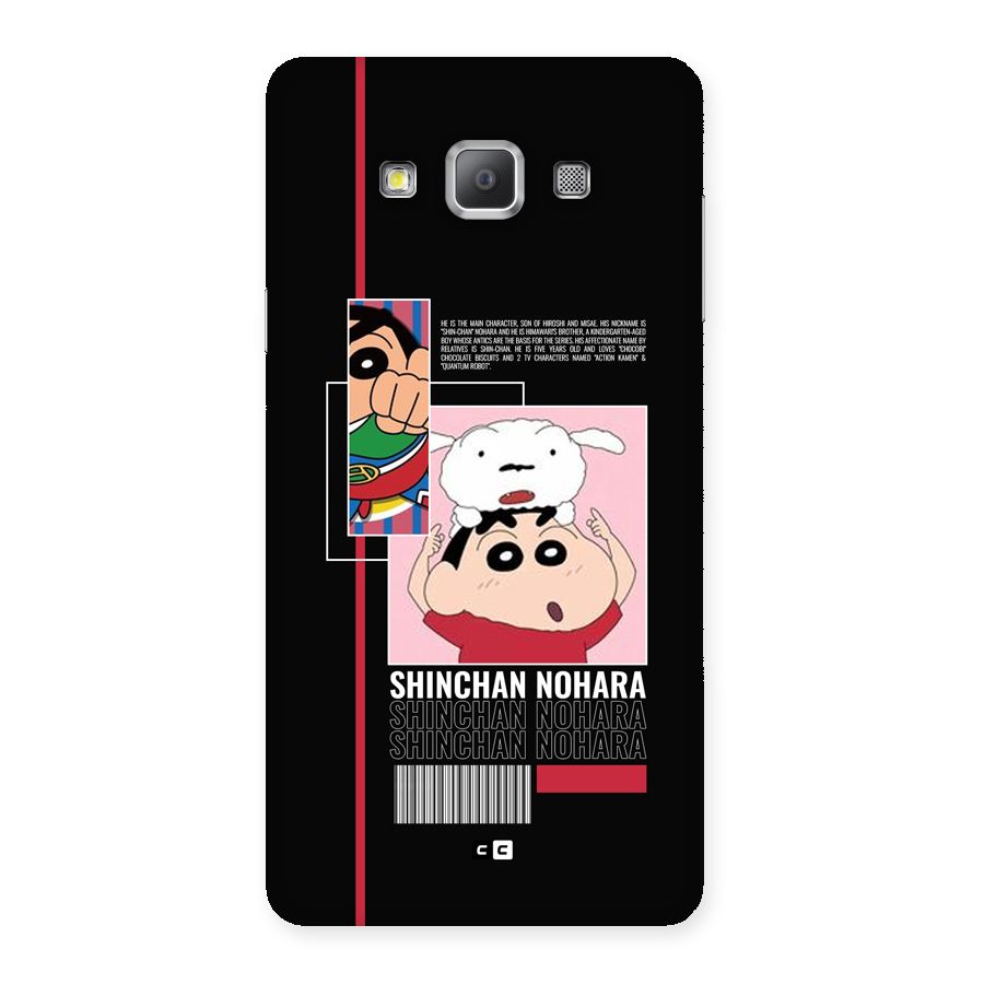 Shinchan Nohara Back Case for Galaxy A7