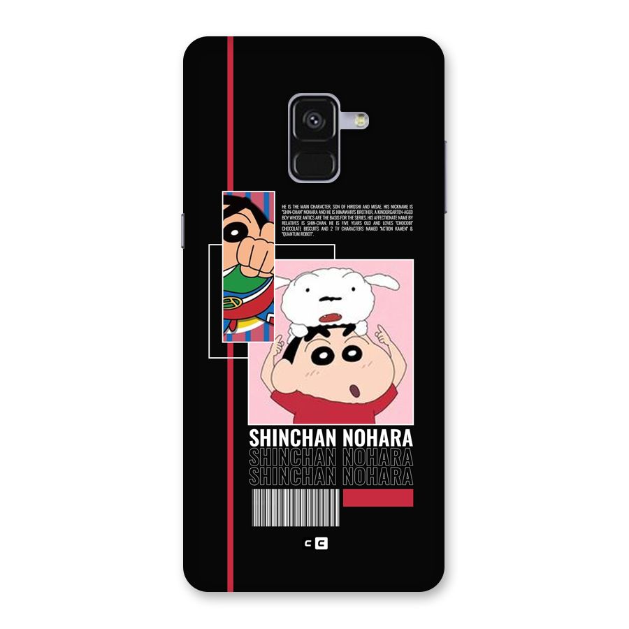 Shinchan Nohara Back Case for Galaxy A8 Plus
