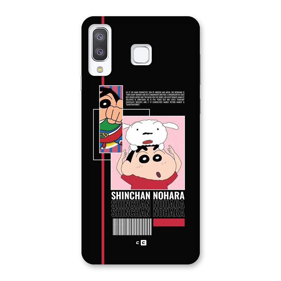 Shinchan Nohara Back Case for Galaxy A8 Star