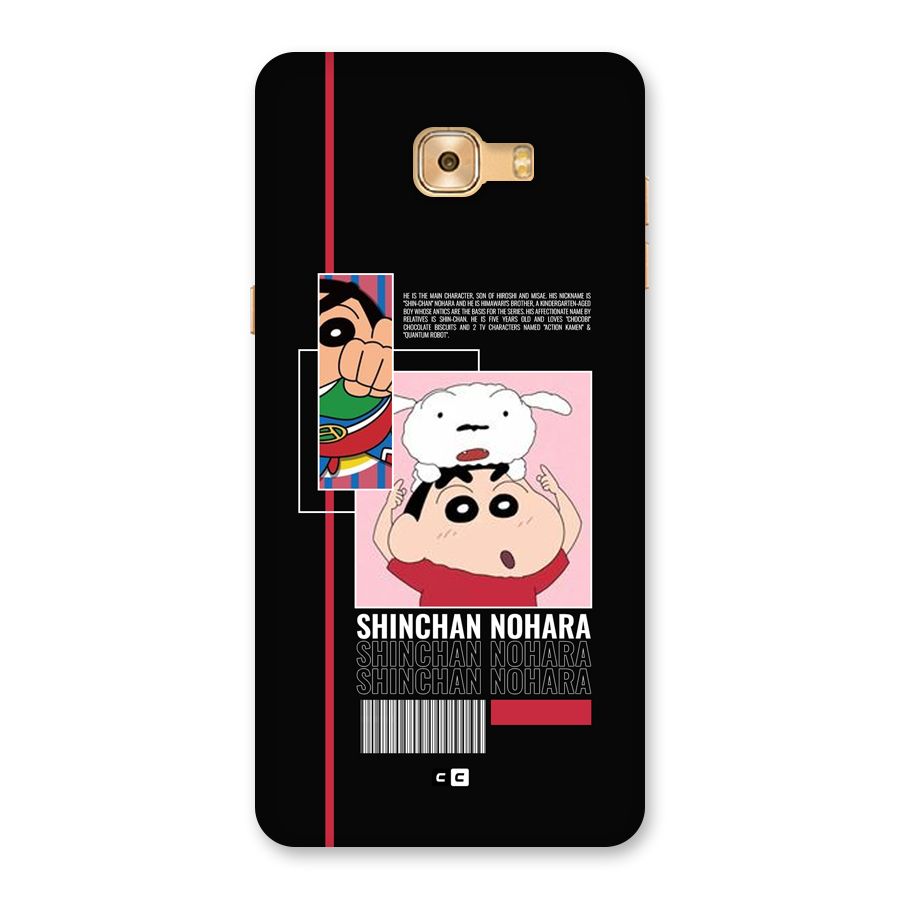 Shinchan Nohara Back Case for Galaxy C9 Pro