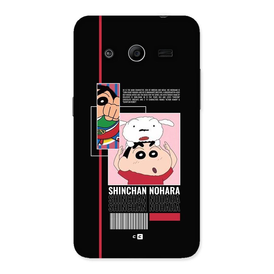 Shinchan Nohara Back Case for Galaxy Core 2