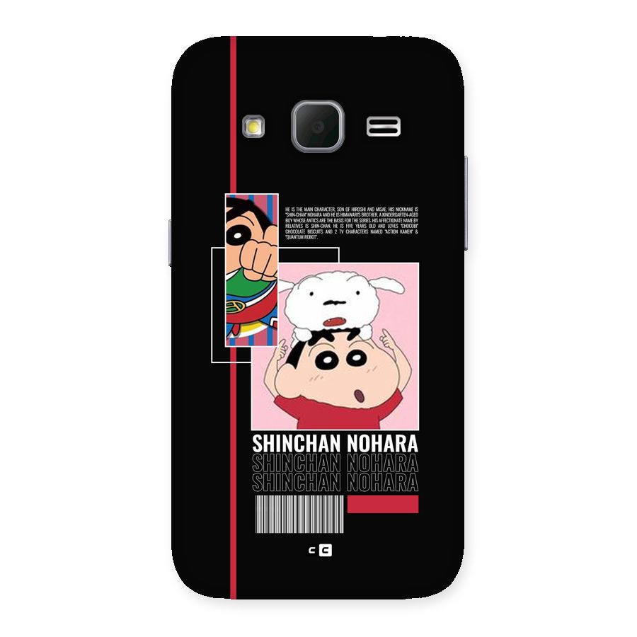 Shinchan Nohara Back Case for Galaxy Core Prime