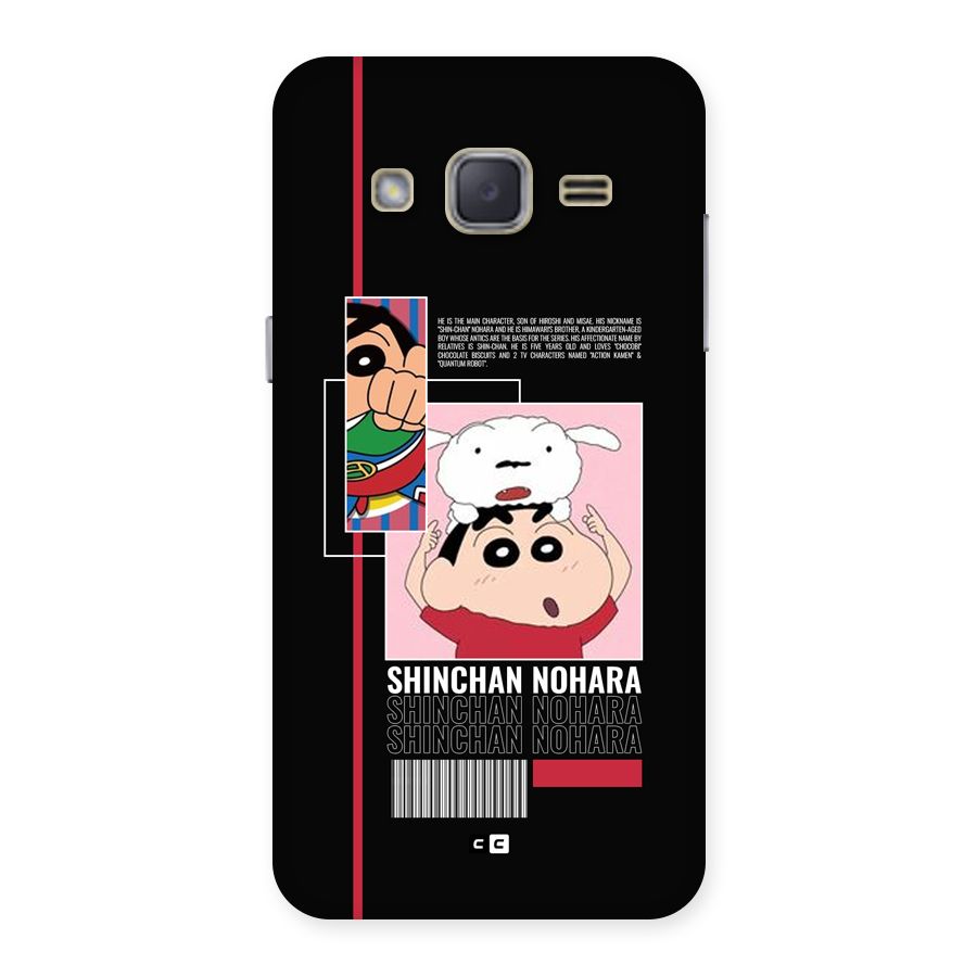 Shinchan Nohara Back Case for Galaxy J2