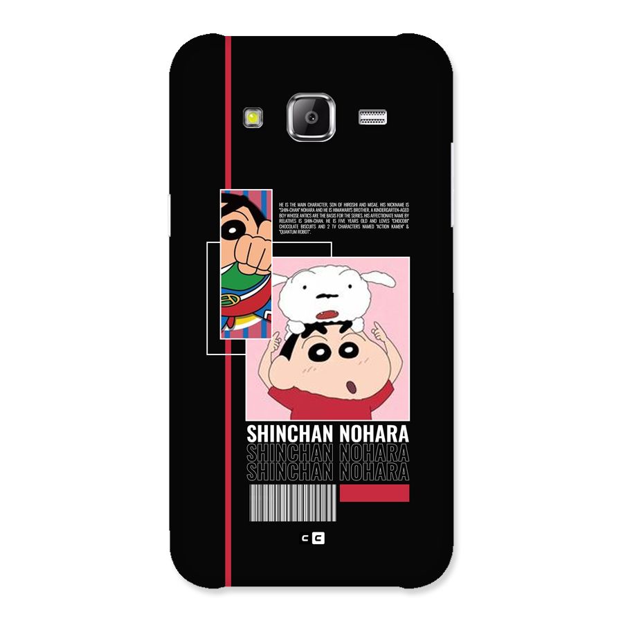 Shinchan Nohara Back Case for Galaxy J2 Prime