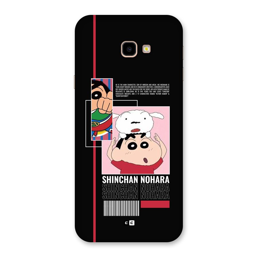 Shinchan Nohara Back Case for Galaxy J4 Plus