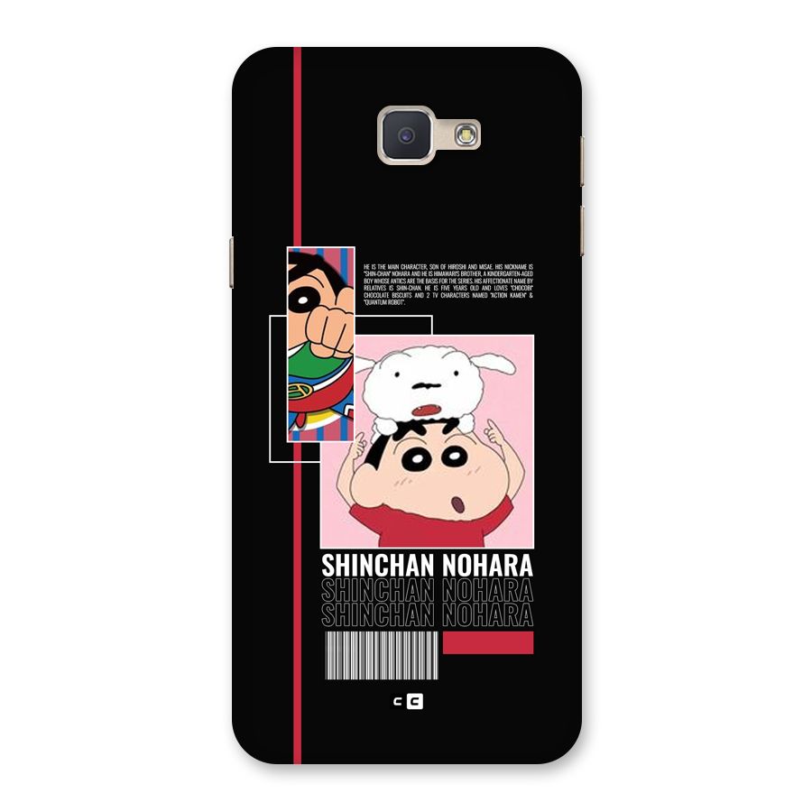 Shinchan Nohara Back Case for Galaxy J5 Prime