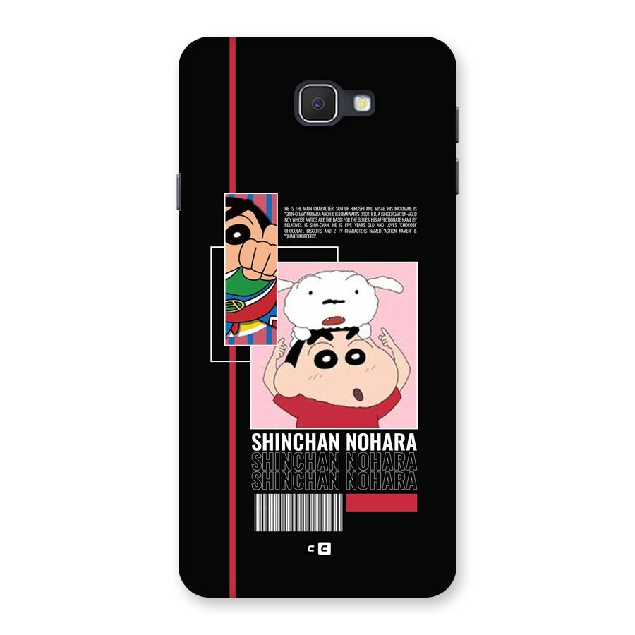Shinchan Nohara Back Case for Galaxy J7 Prime
