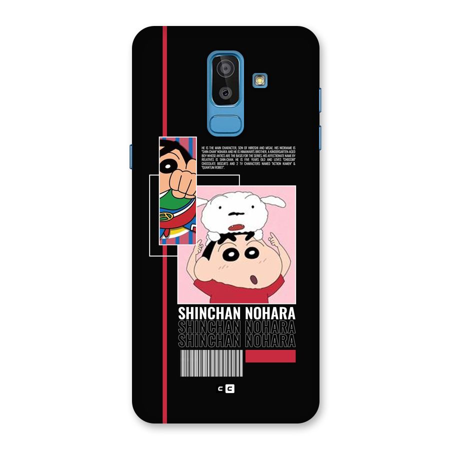 Shinchan Nohara Back Case for Galaxy J8