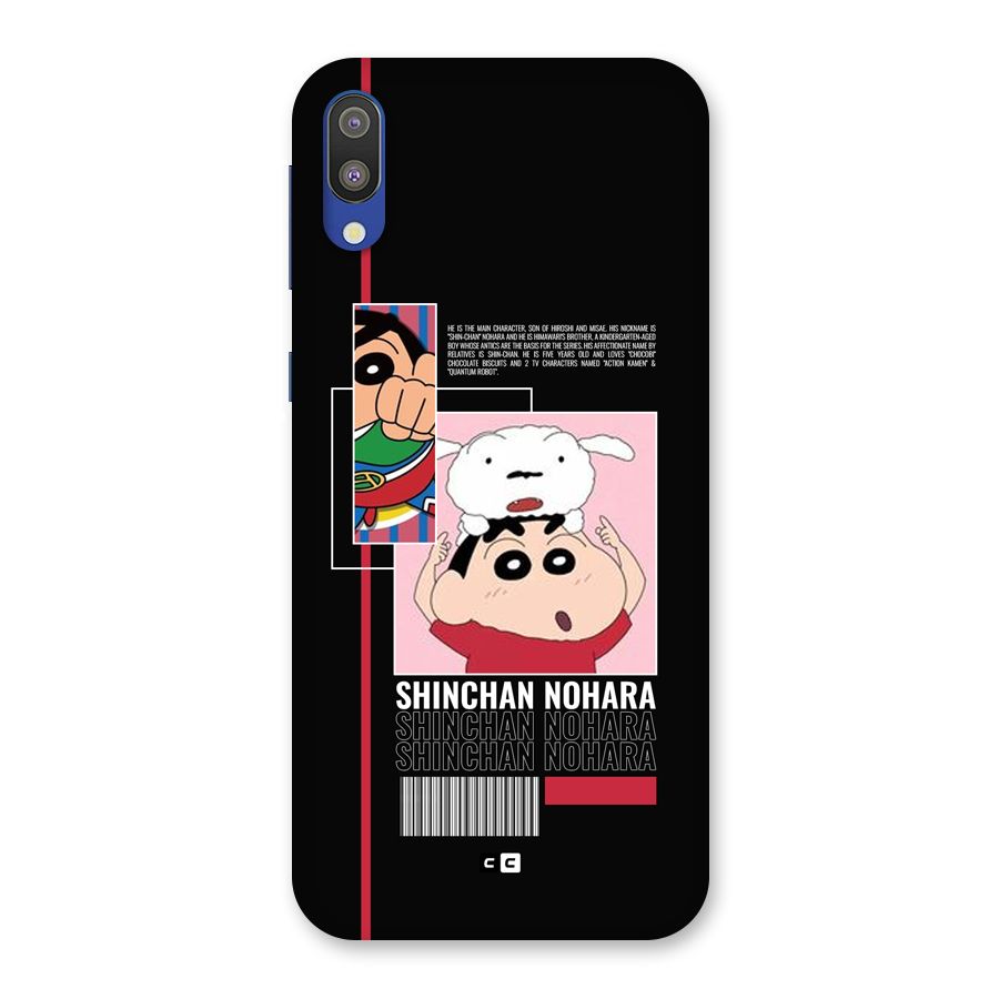 Shinchan Nohara Back Case for Galaxy M10
