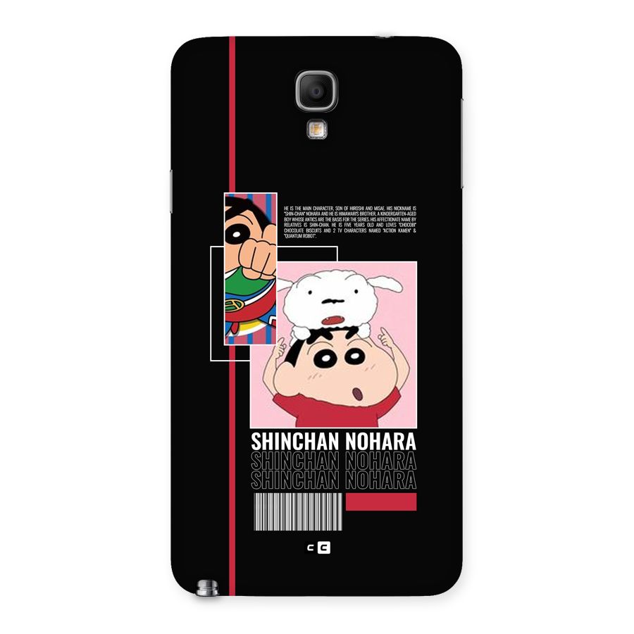 Shinchan Nohara Back Case for Galaxy Note 3 Neo
