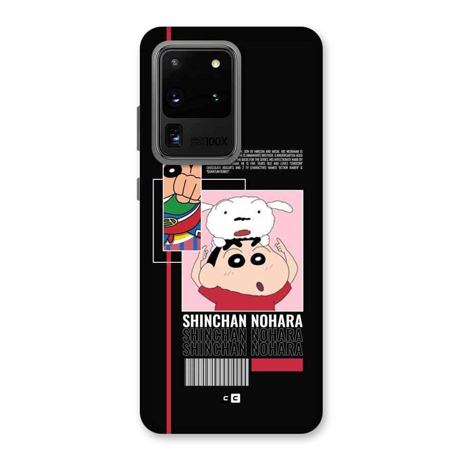 Shinchan Nohara Back Case for Galaxy S20 Ultra