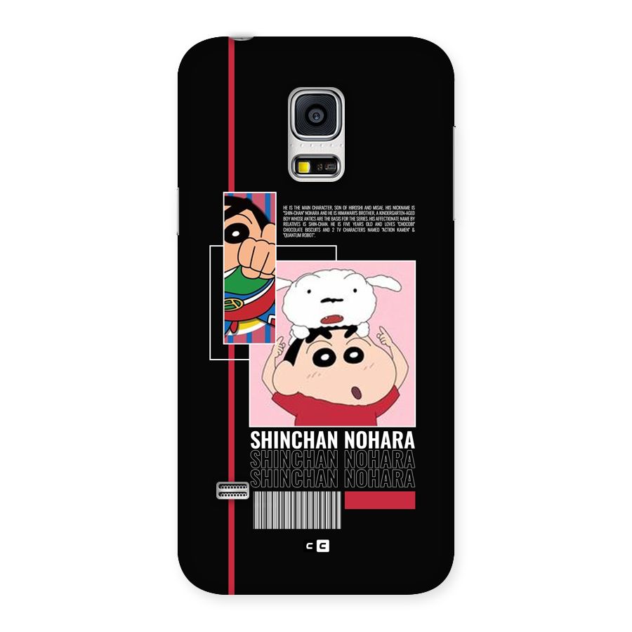 Shinchan Nohara Back Case for Galaxy S5 Mini