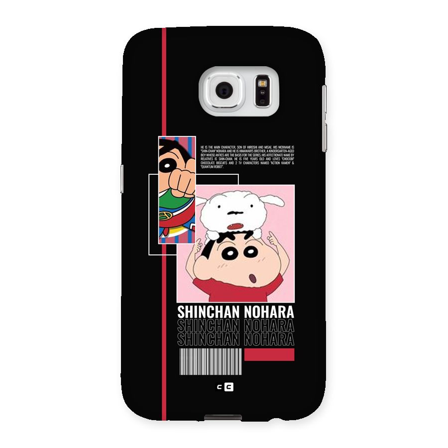 Shinchan Nohara Back Case for Galaxy S6