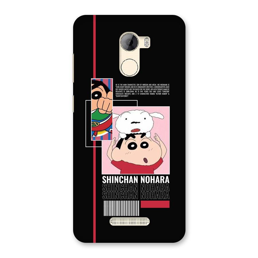 Shinchan Nohara Back Case for Gionee A1 LIte