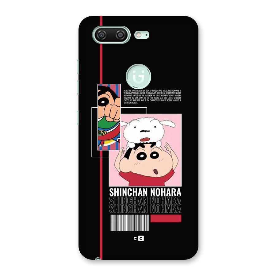 Shinchan Nohara Back Case for Gionee S10