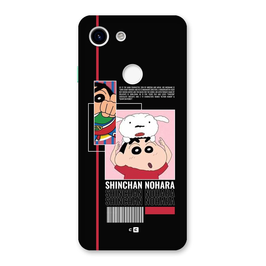 Shinchan Nohara Back Case for Google Pixel 3
