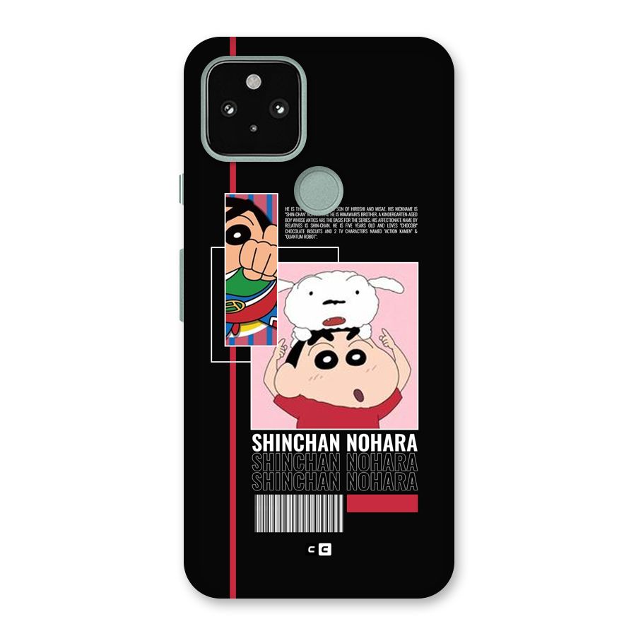 Shinchan Nohara Back Case for Google Pixel 5
