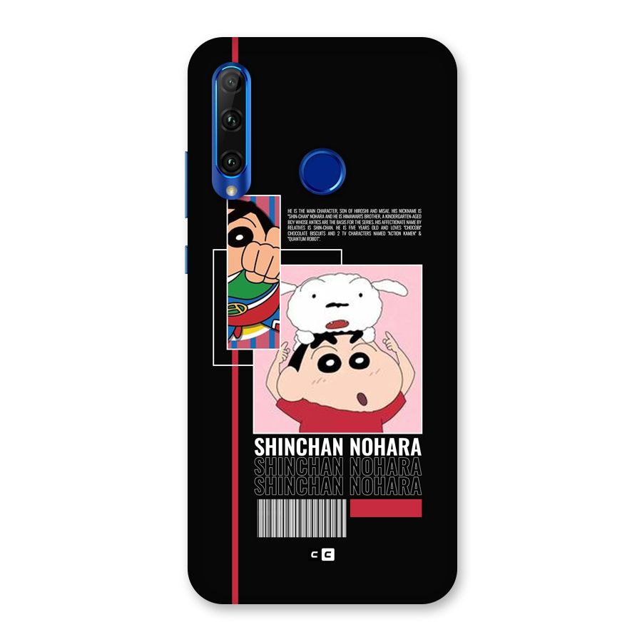 Shinchan Nohara Back Case for Honor 20i