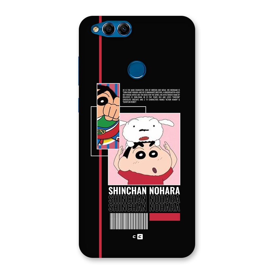 Shinchan Nohara Back Case for Honor 7X