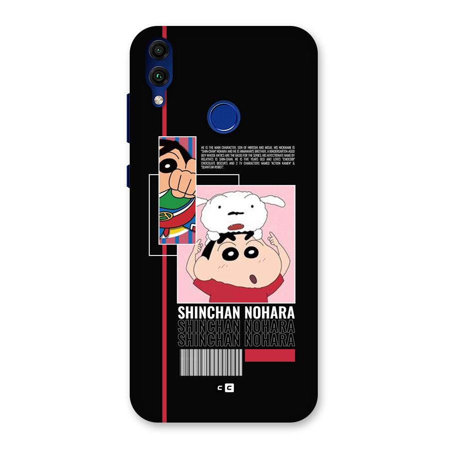 Shinchan Nohara Back Case for Honor 8C