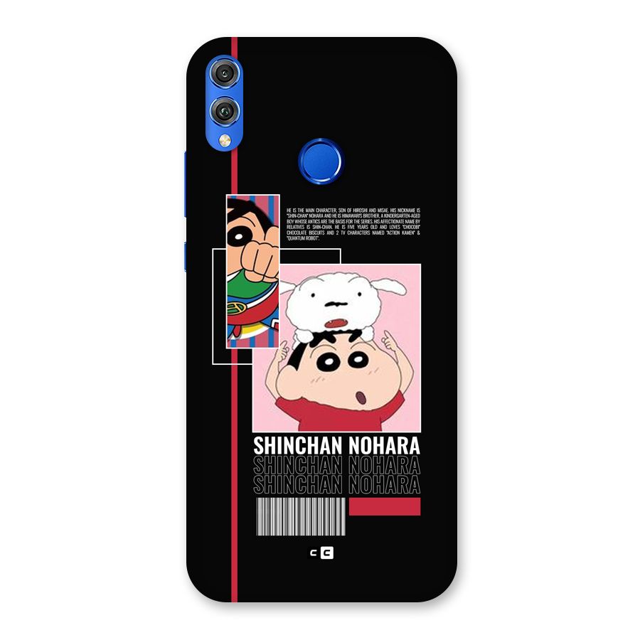 Shinchan Nohara Back Case for Honor 8X