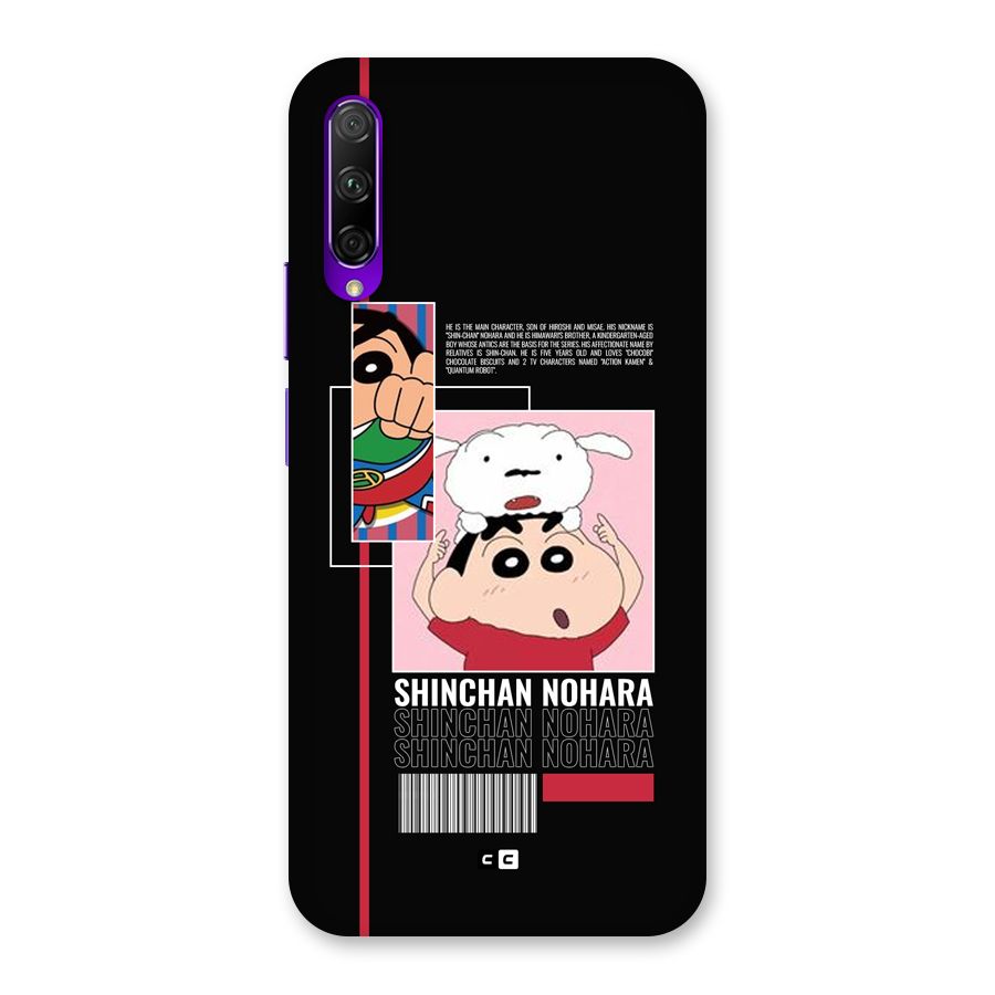 Shinchan Nohara Back Case for Honor 9X Pro
