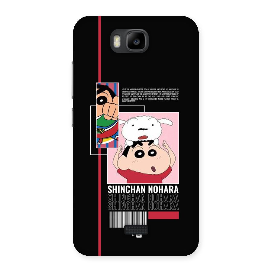 Shinchan Nohara Back Case for Honor Bee