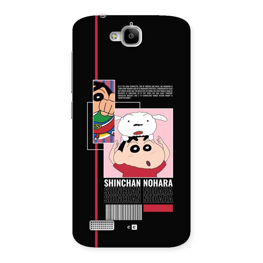 Shinchan Nohara Back Case for Honor Holly