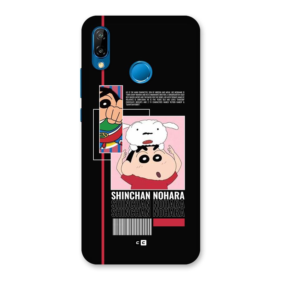Shinchan Nohara Back Case for Huawei P20 Lite
