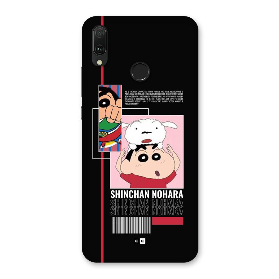 Shinchan Nohara Back Case for Huawei Y9 (2019)
