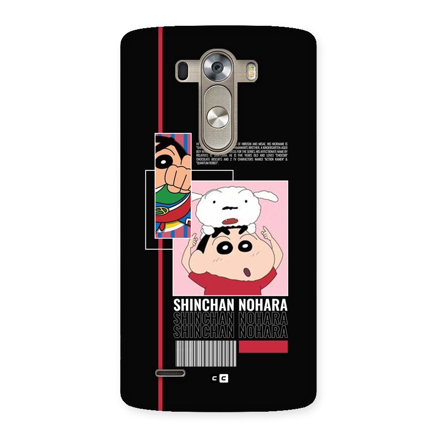 Shinchan Nohara Back Case for LG G3