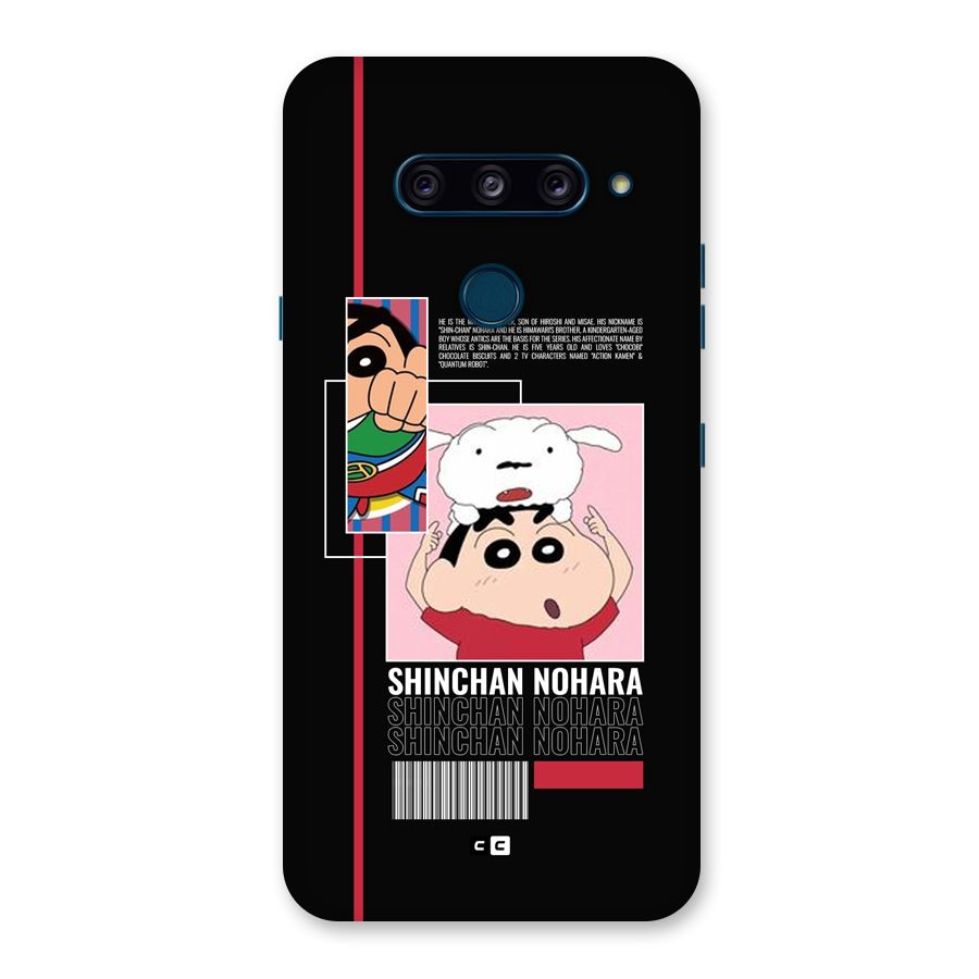 Shinchan Nohara Back Case for LG  V40 ThinQ