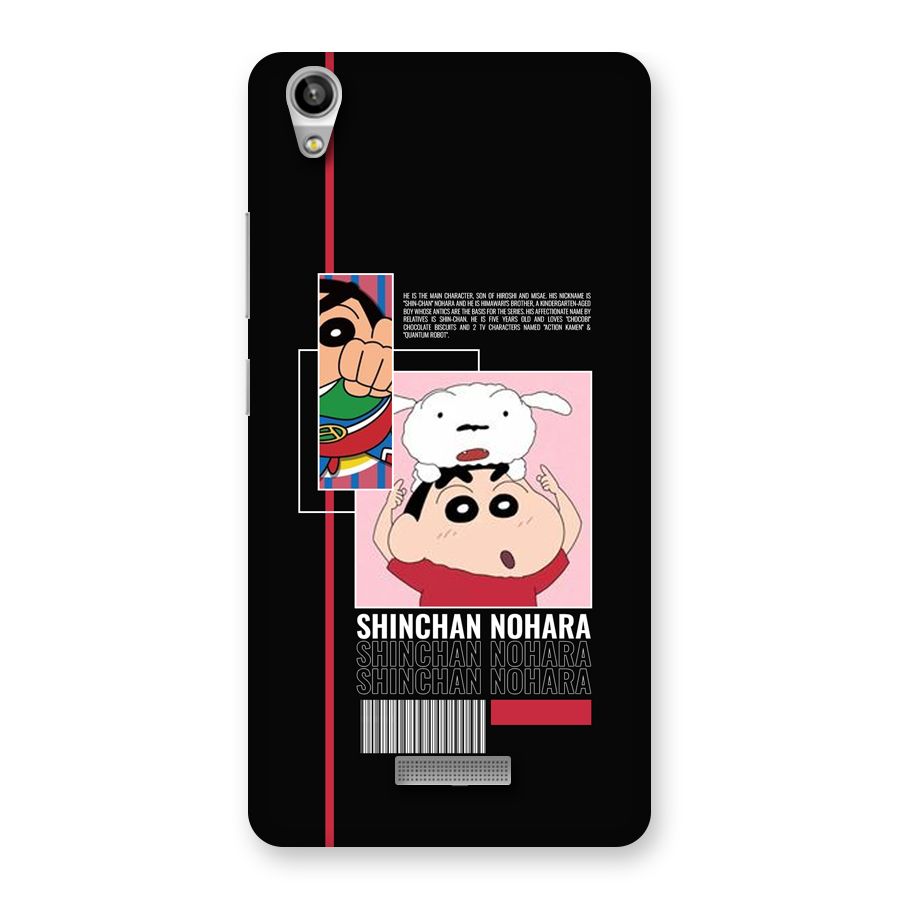 Shinchan Nohara Back Case for Lava Pixel V1