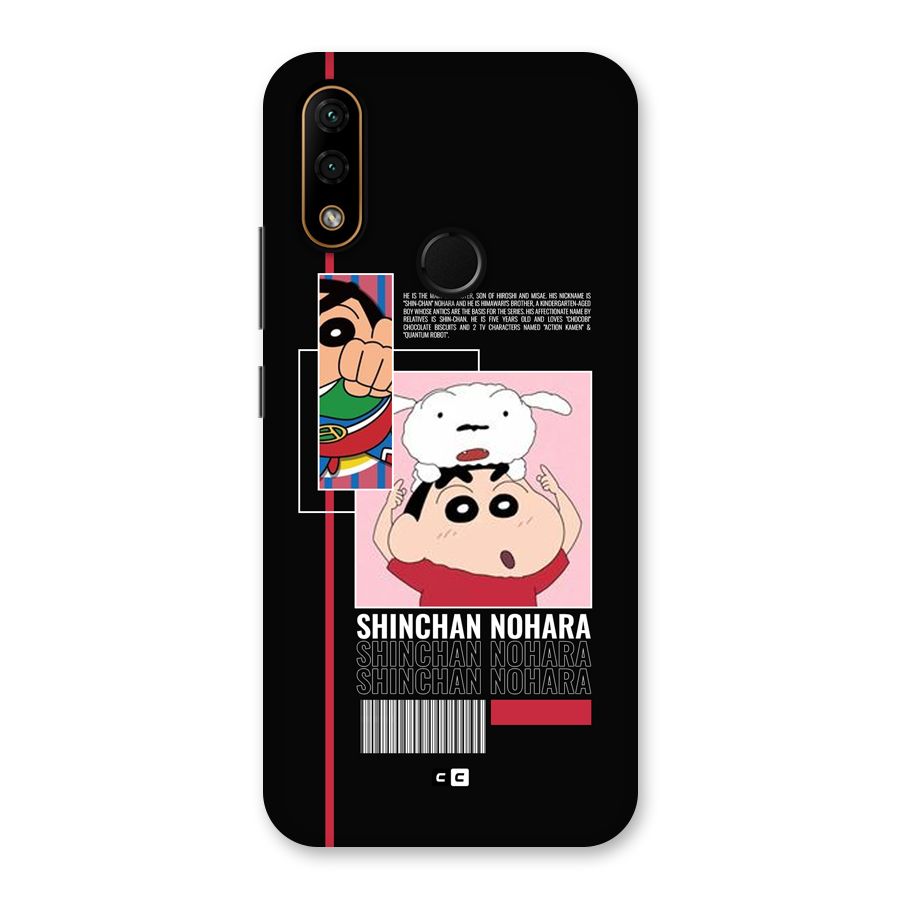 Shinchan Nohara Back Case for Lenovo A6 Note