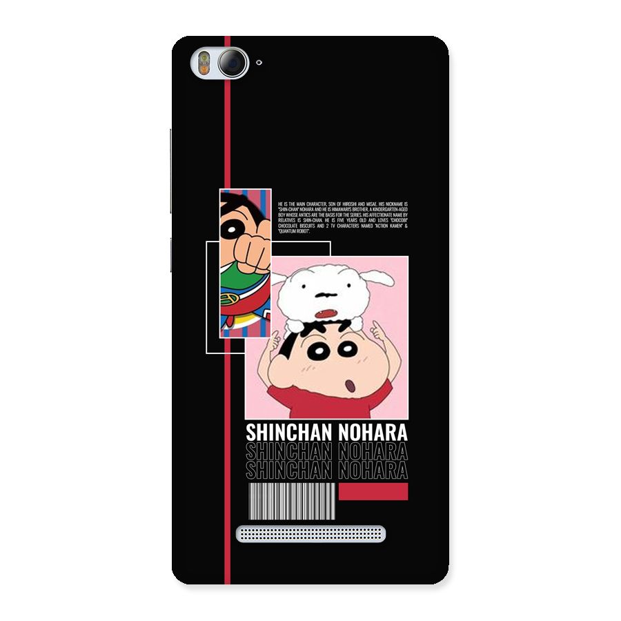 Shinchan Nohara Back Case for Mi4i