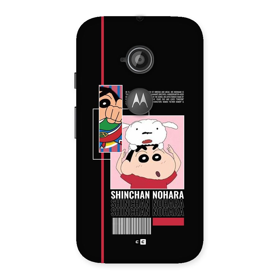 Shinchan Nohara Back Case for Moto E 2nd Gen