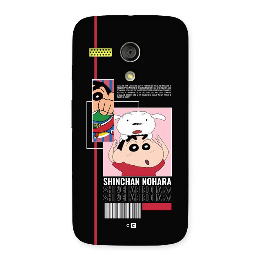 Shinchan Nohara Back Case for Moto G