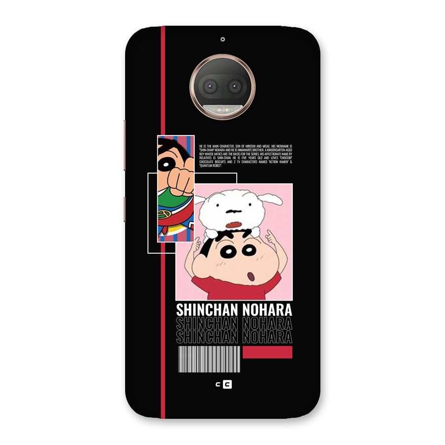 Shinchan Nohara Back Case for Moto G5s Plus