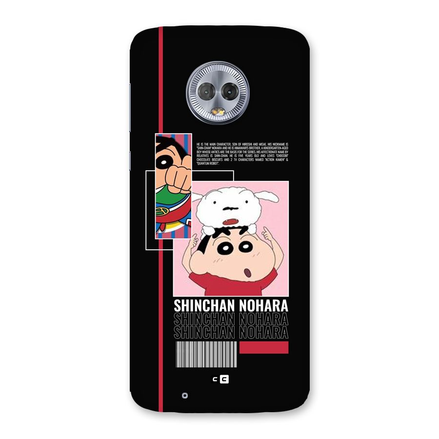 Shinchan Nohara Back Case for Moto G6