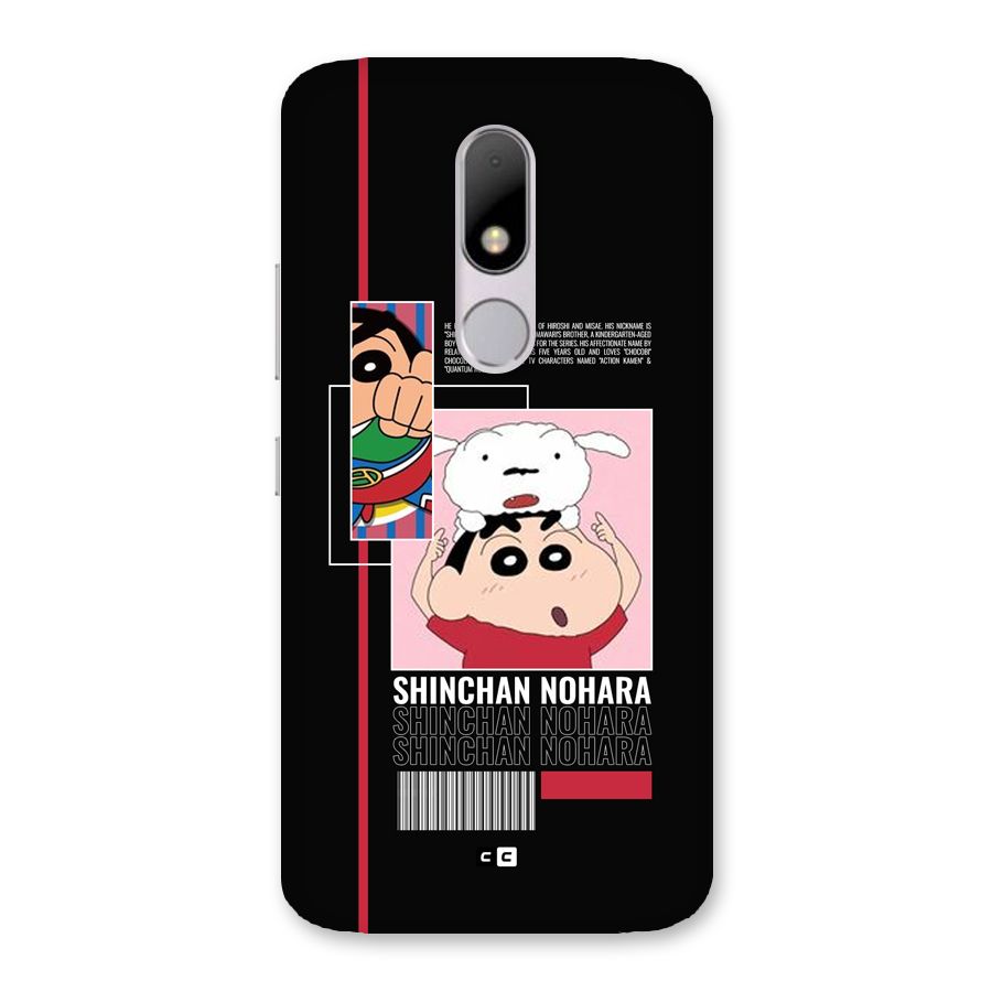 Shinchan Nohara Back Case for Moto M