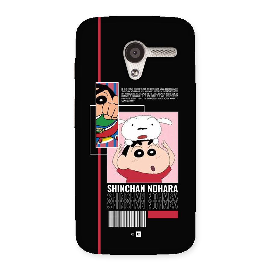 Shinchan Nohara Back Case for Moto X