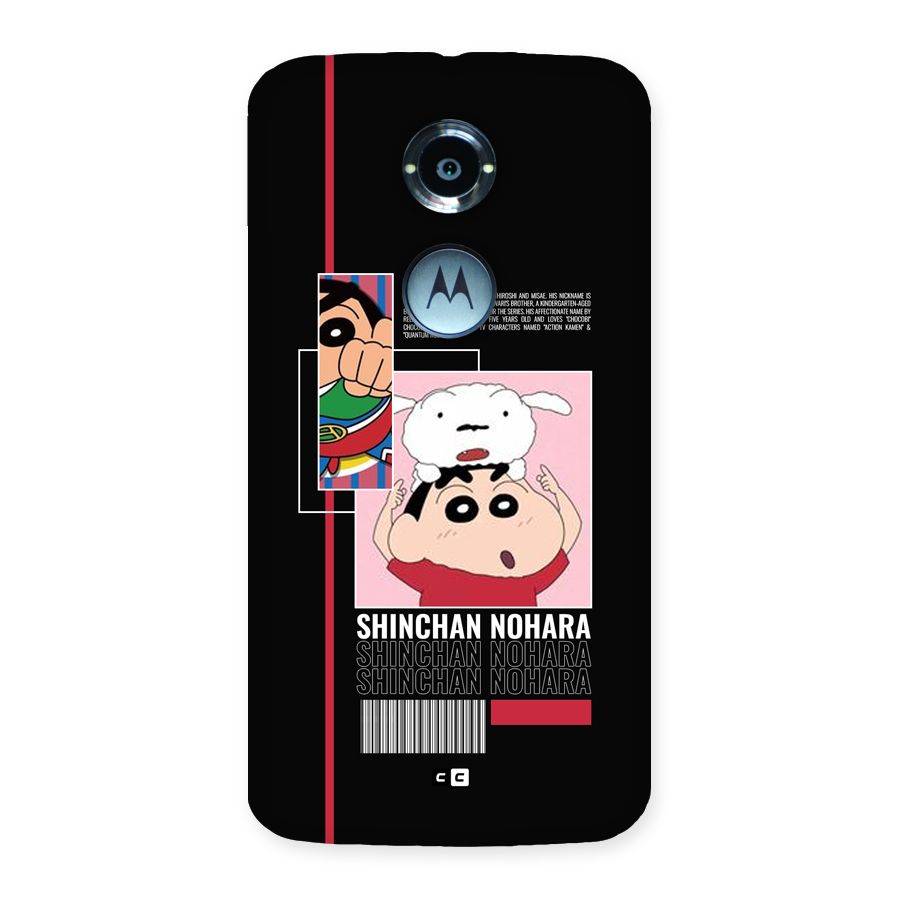 Shinchan Nohara Back Case for Moto X2
